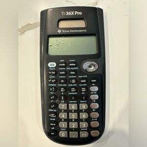 Texas instruments TI-36X Pro calculator vintage  works engineering scientific